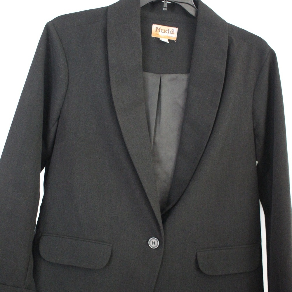 Mudd Black Boyfriend Blazer Size L